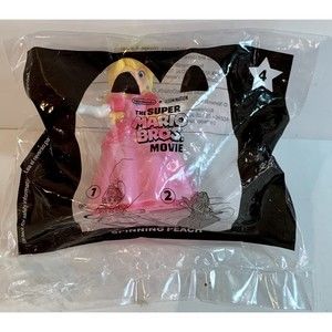 2022 McDONALDS The Super Mario Bros Movie Happy Meal Toys #4 Spinning Peach